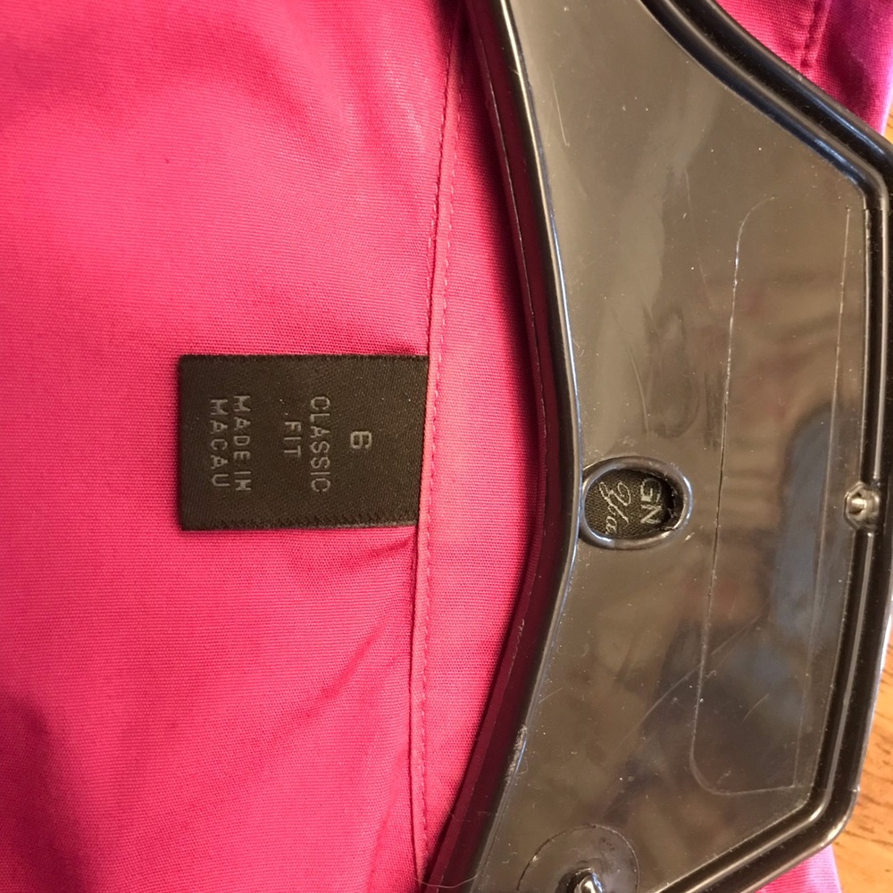 Express Fuchsia Pink Button Up In Size Small. - image 7